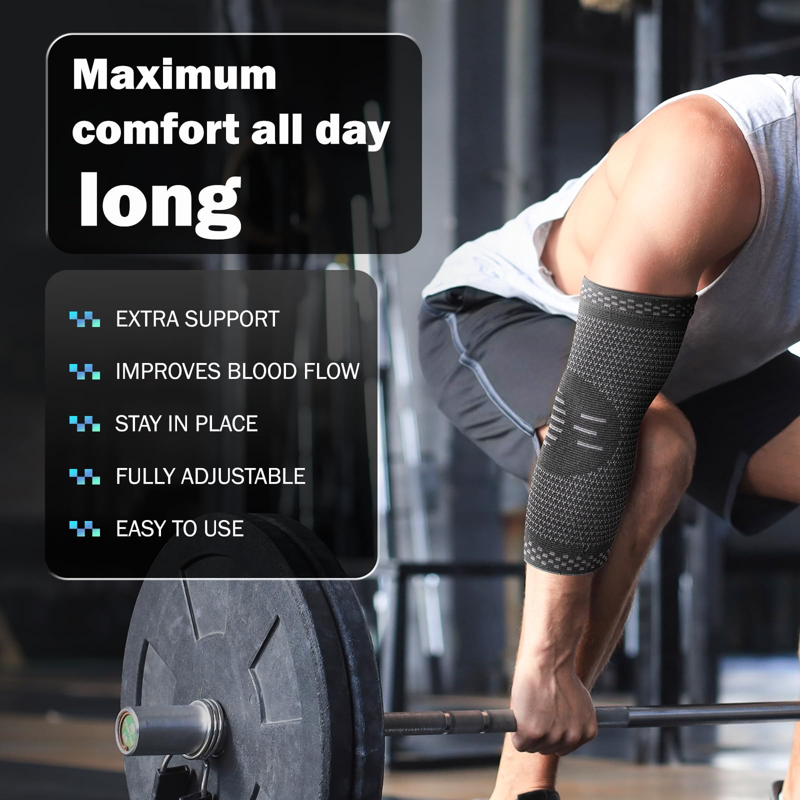 ♪ 肘 サポーター ひじ専用 テニス肘 筋トレ 日常生活 家事 XL Amazon | PowerLix 肘 サポーター ひじ専用 テニス肘 筋トレ 日常生活